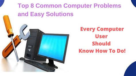 Top 8 Common Computer Problems And Easy Solutions Every Computer User