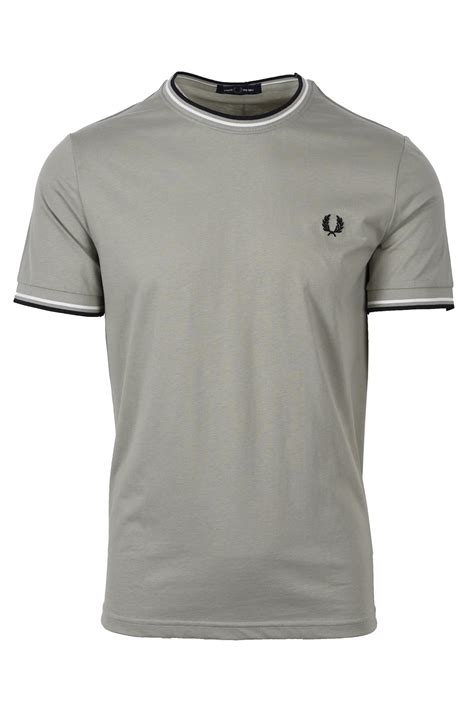 Fred Perry Twin Tipped T Shirt Seagrass M1588 Michael Stewart