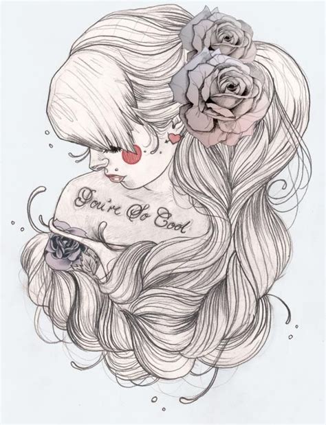 Tattoo Illustrations By Liz Clements Cuded Art Drawings Tattoo
