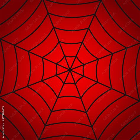 Spider Man Spiderman Background Red Background With Black Spiderweb