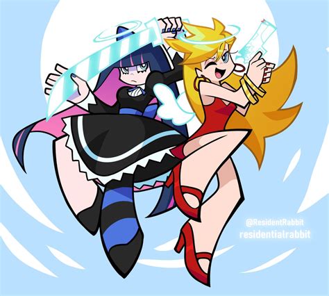 Erosplushie Repurpose Grind On Twitter Couple Of My Panty And Stocking Fanarts From The