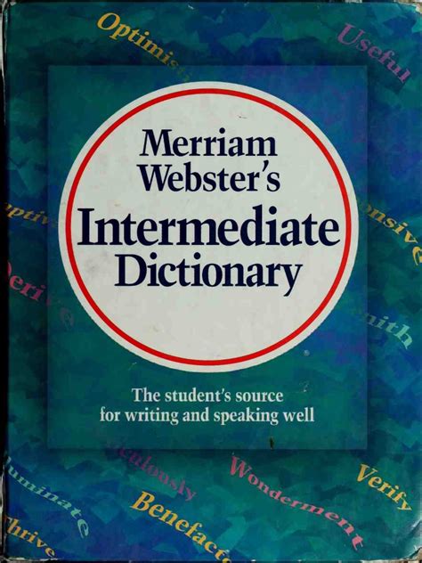 Merriam Websters Staff Merriam Websters Intermediate Dictionary