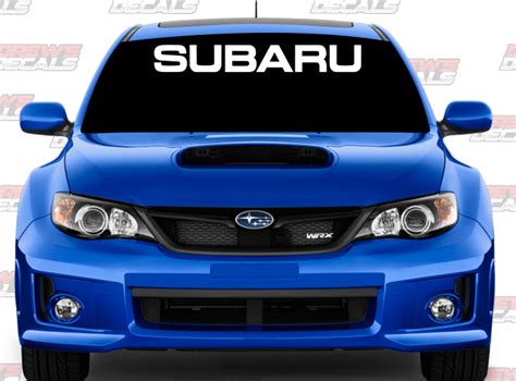 Subaru Windshield Banner