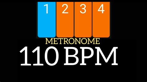 Bpm Metronome Visual Click Youtube