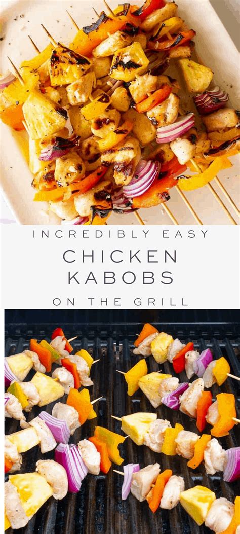Incredibly Easy Chicken Kabob Recipe Julie Blanner