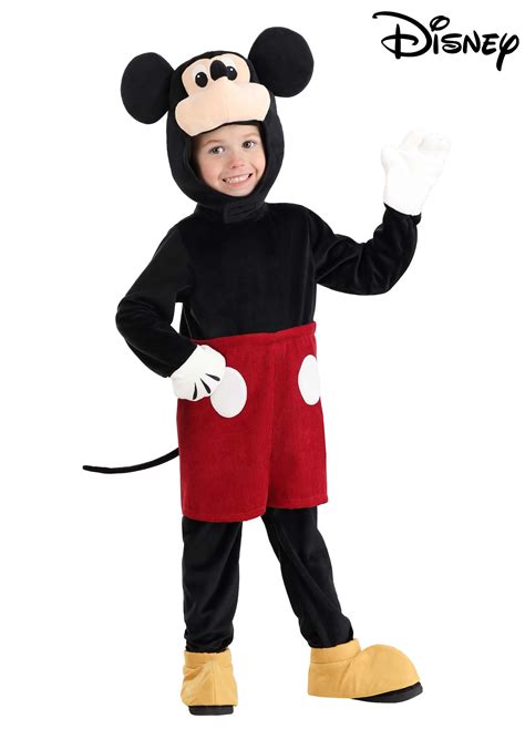 Snuggly Mickey Mouse Costume For Toddlers