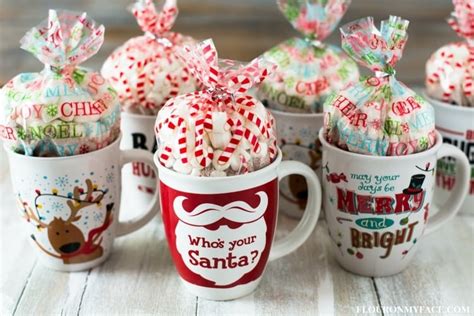 homemade christmas peppermint hot cocoa mix