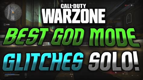 Call Of Duty Warzone Best Working Solo Easy God Mode Glitches And Spots