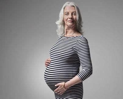 Fertility In Older Women Older Women Pregnancy Striped Top Long