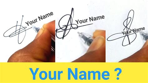 ️ How To Draw Signature Like A Billionaire For Alphabets I A S
