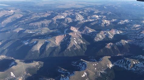 Colorado Rocky Mountains Aerial View Youtube