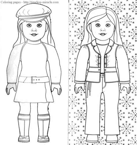 American Doll Coloring Pages Coloring Pages