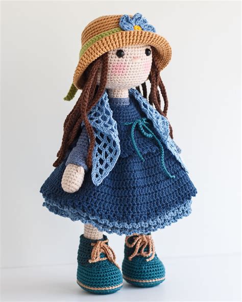 Bella Crochet Doll Amigurumi Doll Stuffed Doll Handmade Etsy