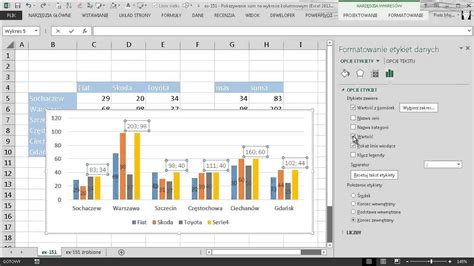 Excel 151 Pokazywanie Sum Na Wykresie Kolumnowym Excel 2013 YouTube