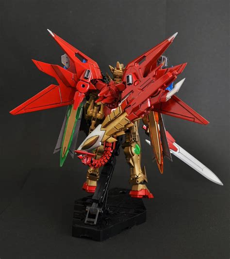 Custom Build Hgbf 1144 Gundam Amazing Exia Golden Dragon Gundam