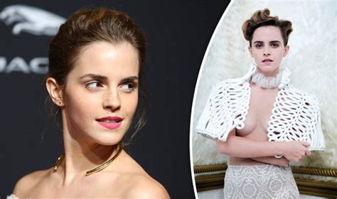 Emma Watson Goes Topless For Candid Vanity Fair Photos And Interview Celebrity News Showbiz