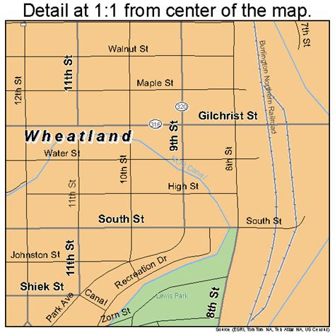 Wheatland Wyoming Street Map 5683040