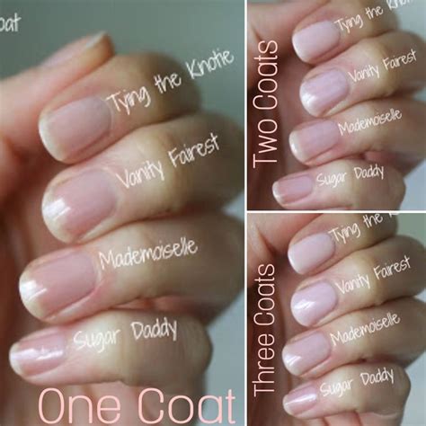 Essie Sheer Pink Comparison Sheer Nails Essie Nail Colors Essie