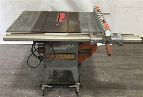 Sold Price 10in Craftsman Table Saw Model 152221040 December 6