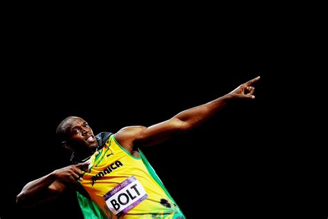 Usain Bolt Victory Pose High Contrast By Timdallinger On Deviantart