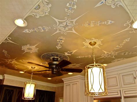Ceiling Mural That I Designed And Painted For A Kitchen Remodel I Also
