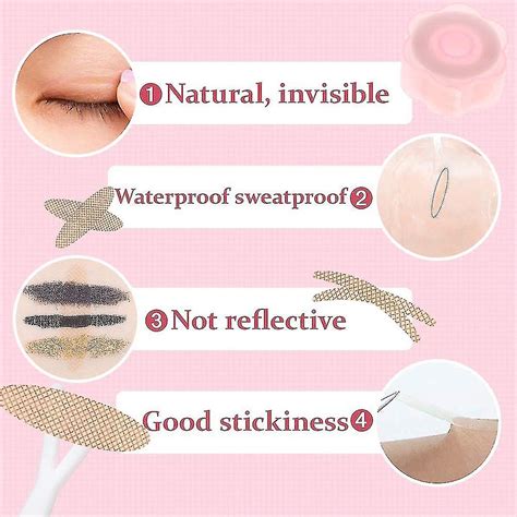 Pack Of Drooping Eyelid Tapes Eyelid Strips Invisible Double