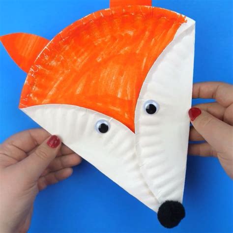 Paper Plate Fox Craft Crafty Morning Fox Crafts Preschool Crafts