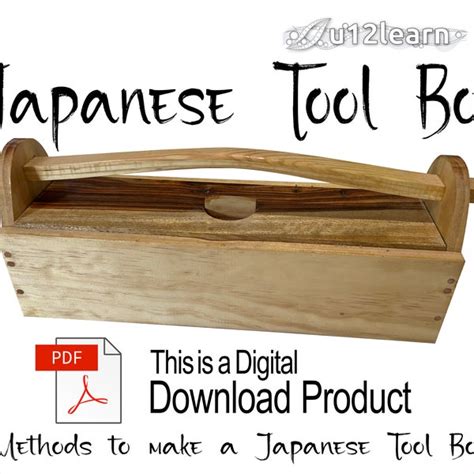 Traditional Japanese Woodworking Tool Box Etsy
