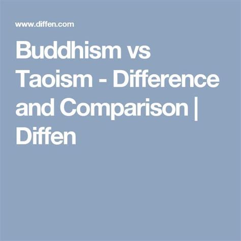 Buddhism Vs Taoism Difference And Comparison Diffen