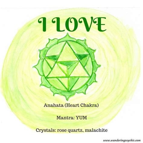 The Heart Chakra Is Where We Feel Love Using The Mantra And Crystals Can Help You To Open Up