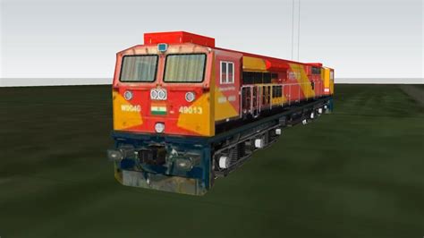 Wdg 6 Ge Diesel Locomotive Indian Railway By Rajat Warang 3d Warehouse