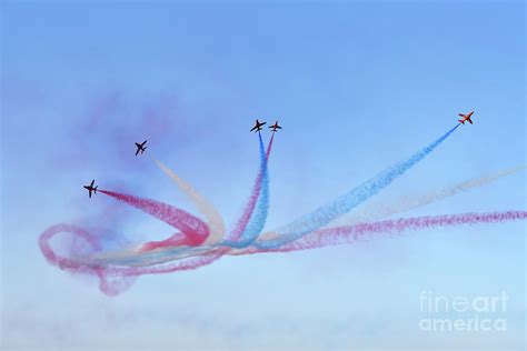 Red Arrows Aerobatic Team Photograph By George Atsametakis