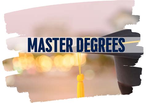 Master's Degree Types - College Cliffs