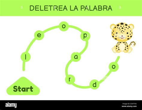 Deletrea La Palabra Deletrear La Palabra Laberinto Para Niños