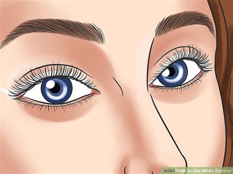 Line your eye as close to your lash line as possible and then use a smudge brush, which is tightly packed and skinny enough that it won't blend. How to Use White Eyeliner: 12 Steps (with Pictures) - wikiHow