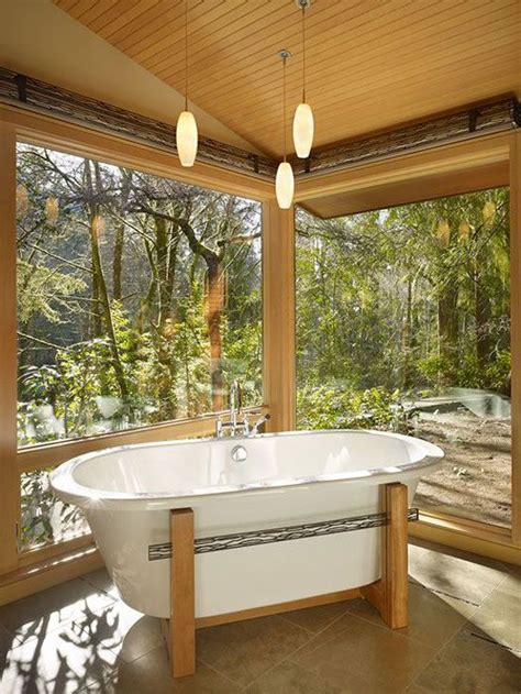 Forest Bathroom House In The Woods Sunroom Designs Dream Bathrooms
