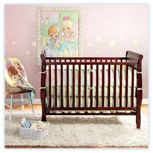 Nursery set includes baby bed quilt, fitted sheet, dust ruffle and diaper stacker with sweet images of elephants and giraffes. Precious Moments 4-Piece Baby Bedding Set - Welcome Home ...