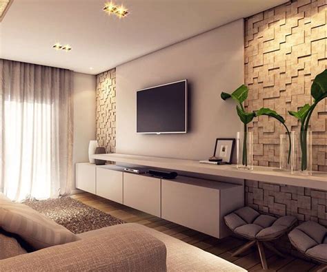 115 Salas De Tv Decoradas Com Fotos Para Te Inspirar Living Room Tv
