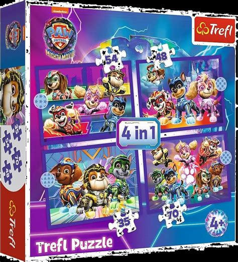 Puzzle 4in1 Paw Patrol The Mighty Movie 2023 1 39 Pieces