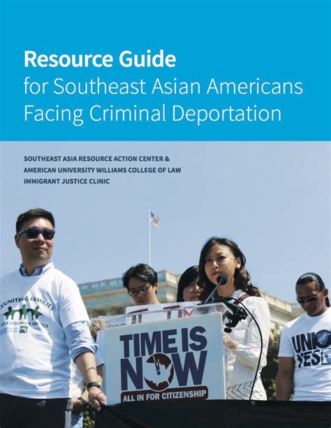 Searac Resource Guide For Southeast Asian Americans Facing Criminal Deportation Searac