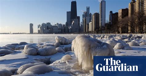 The Great Lakes Freeze In Pictures Us News The Guardian