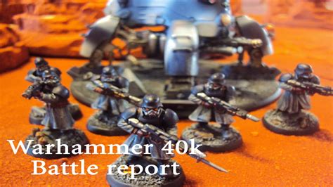 Warhammer 40000 Battle Report Chaos Space Marines Vs Astra Militarum