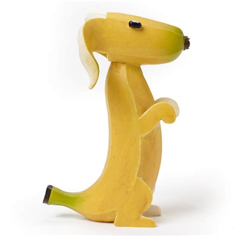 Enesco Home Grown Standing Banana Dachshund Figurine 36