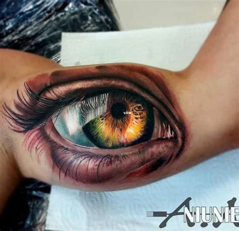 3d Realistic Eyeball Tattoos Of The Day