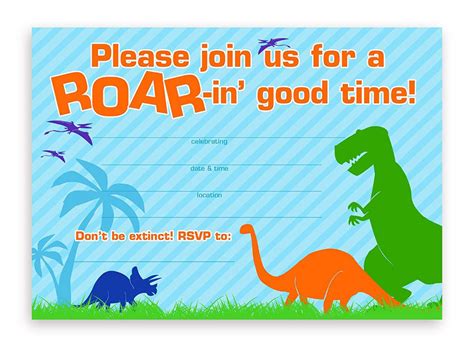 17 Dinosaur Birthday Invitations How To Sample Templates Birt