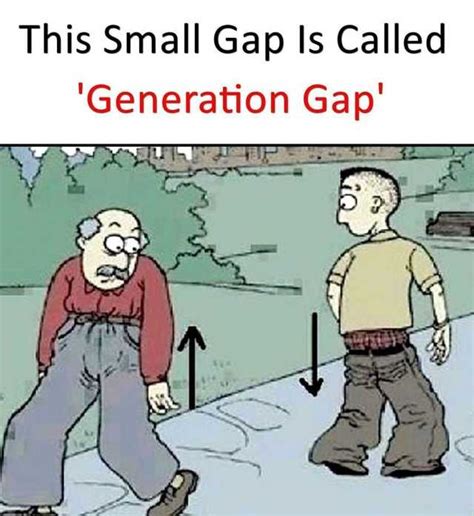 This Small Gap Is Called Generation Gap