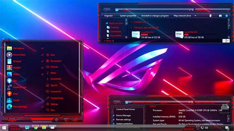 Asus Rog Theme Pack For Windows 10 1903 2004 Versions 2020 Update