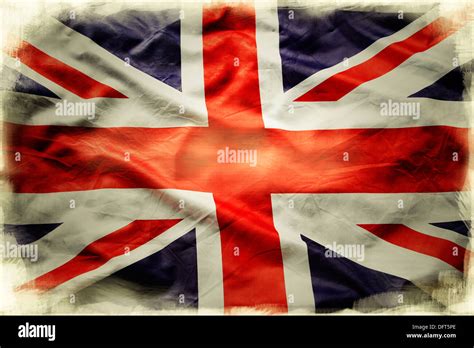 Closeup Of Grunge Union Jack Flag Stock Photo Alamy