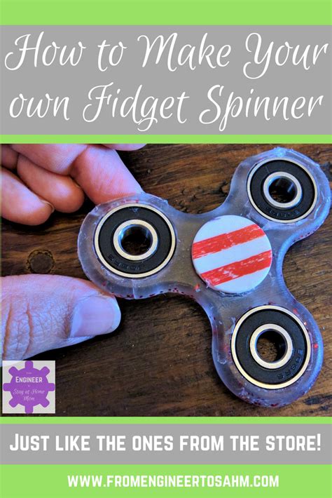 How To Make Your Own Fidget Spinner From Engineer To