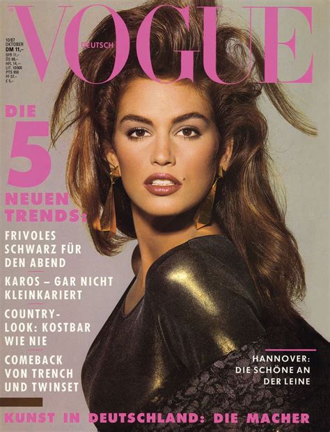 Cindy Crawford Throughout The Years In Vogue Vogue Covers Vogue